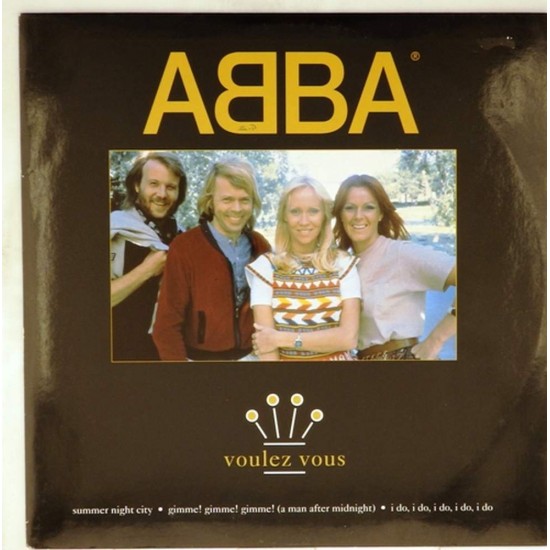 Пластинка ABBA Voulez vous (maxi single)